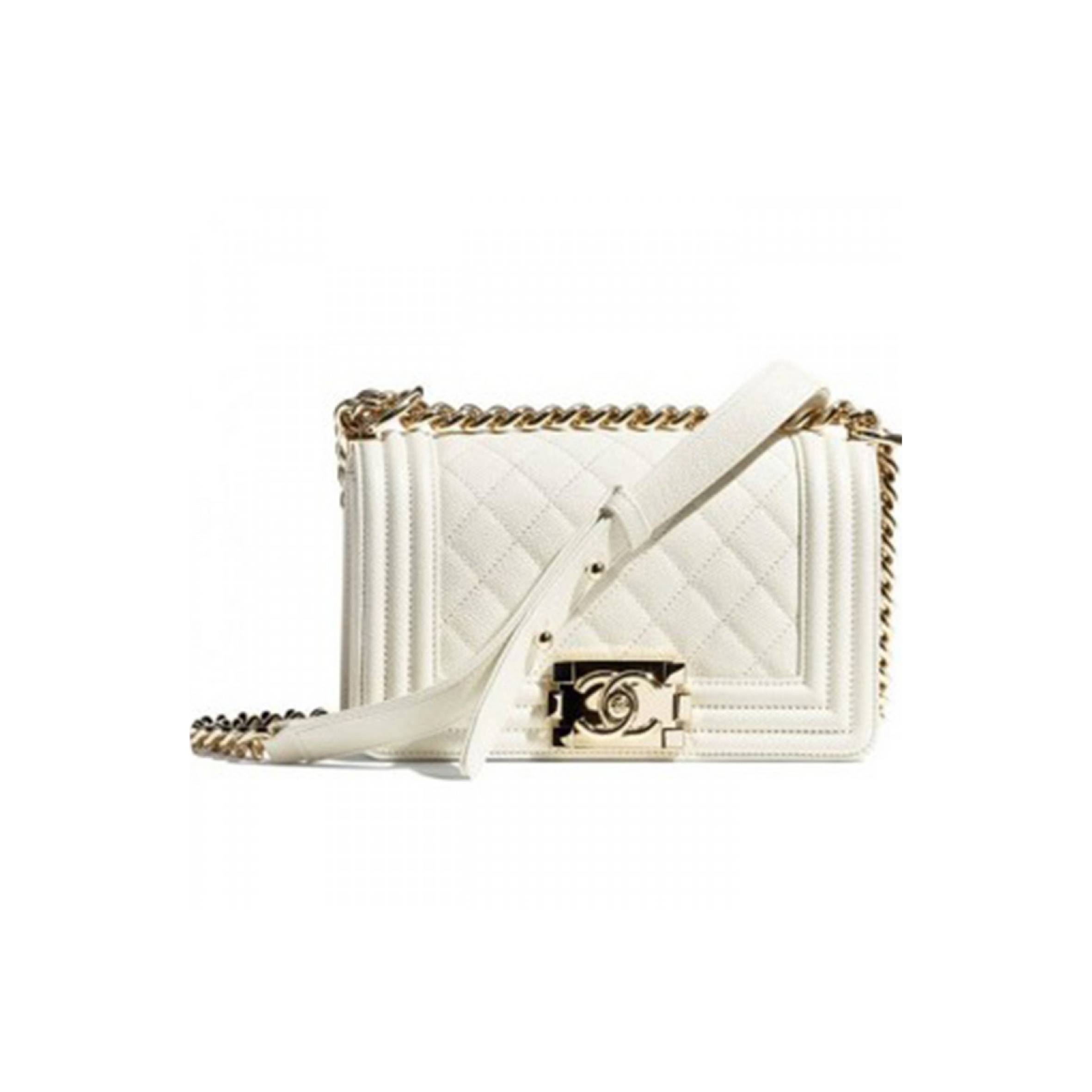 Ch*el small boy handbag gold hardware a67085 b05839 10601 (20.5*12*8.5cm)